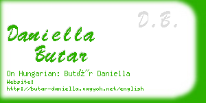 daniella butar business card
